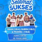 Ukir Prestasi Tingkat Regional Sabet Juara 1 Lomba KIR IPA Se-Pulau Jawa